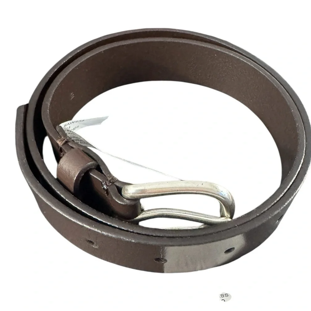 Crewcuts Brown Leather Belt Size Medium